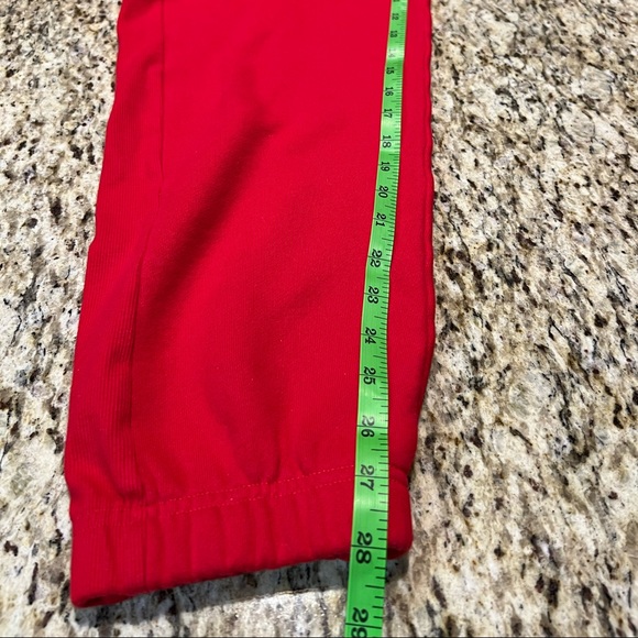 Aritzia TNA Cozy AF Fleece Sweatpants Red - Picture 5 of 8